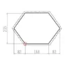 Vaude Allround Space 3p Schützender Fußabdruck, Bark, One Size