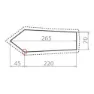 Vaude Allround Taurus 1p Schützender Fußabdruck, Bark, One Size
