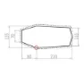 Vaude Allround Taurus 2p Schützender Fußabdruck, Bark, One Size