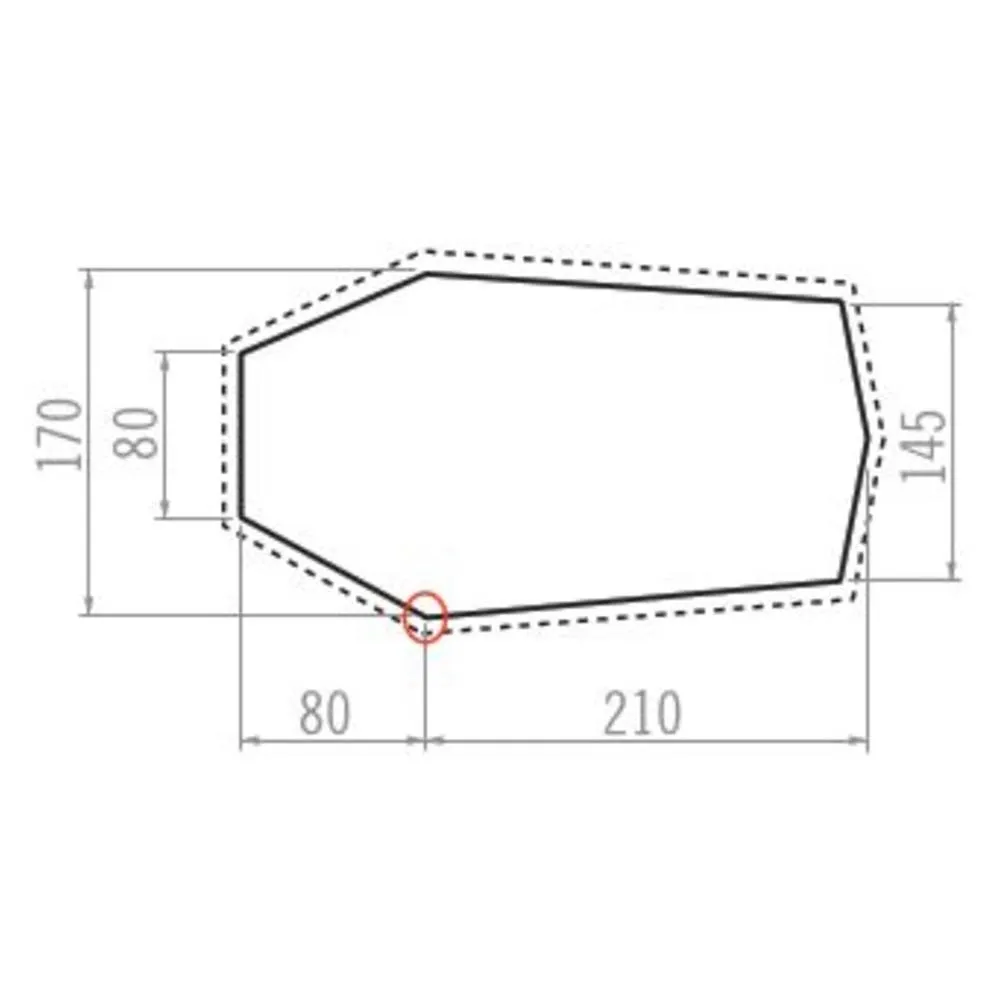 Vaude Allround Taurus 3p Schützender Fußabdruck, Bark, One Size Vaude Allround Taurus 3p Schützender Fußabdruck, Bark, One Size