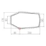 Vaude Allround Taurus 3p Schützender Fußabdruck, Bark, One Size
