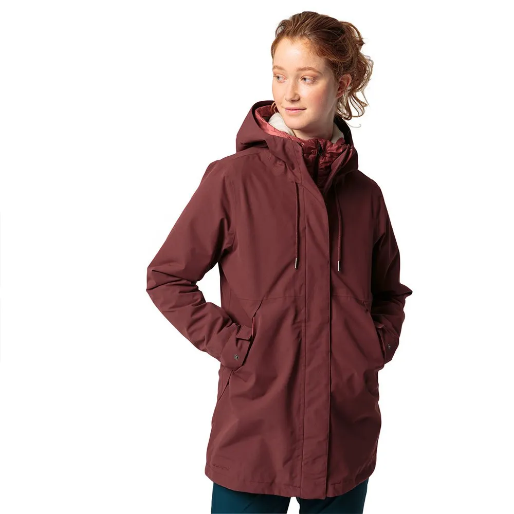 Vaude Coreway 3 In 1 Parka Refurbished, Dark cherry