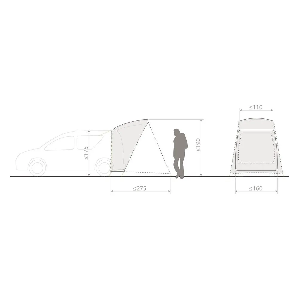 Vaude Drive Buszelt, Linen, One Size Vaude Drive Buszelt, Linen, One Size