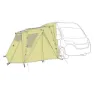 Vaude Drive Pavillon Markise, Sand, One Size