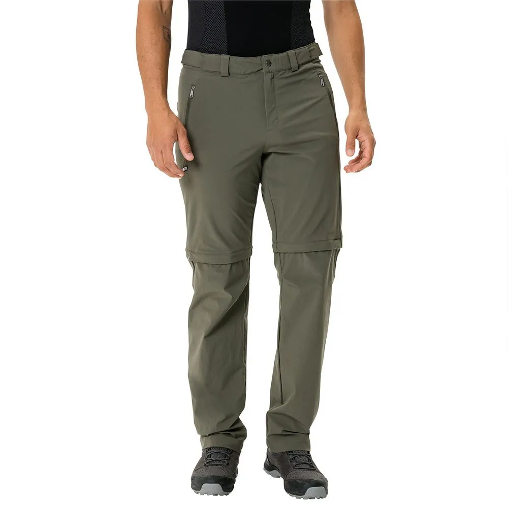 Vaude Farley Stretch T-zip Iii Hosen, Khaki, Long Vaude Farley Stretch T-zip Iii Hosen, Khaki, Long