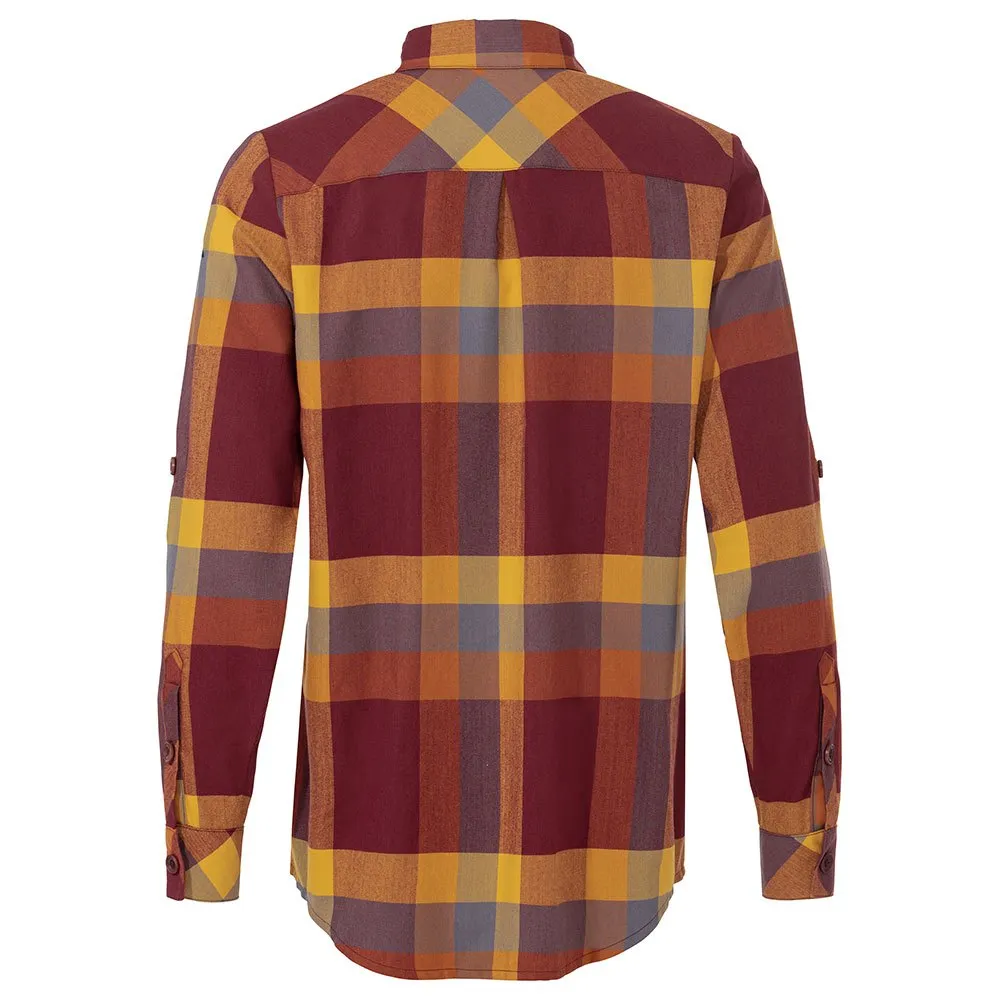 Vaude Farsund Ii Langarmhemd, Dark cherry