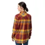 Vaude Farsund Ii Langarmhemd, Dark cherry
