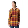 Vaude Farsund Ii Langarmhemd, Dark cherry