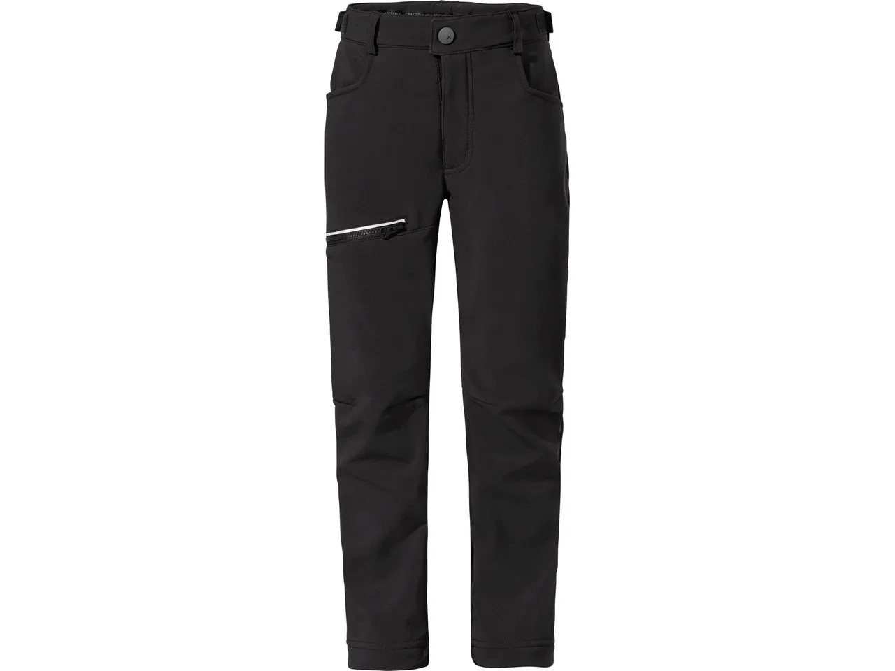 Vaude Kids Qimsa Softshell Pants, Black