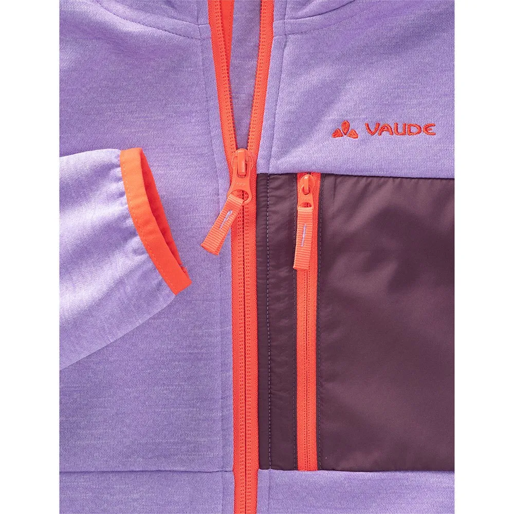 Vaude Kikimora Fleece Mit Durchgehendem Reißverschluss, Pastel lilac, 134-140cm Vaude Kikimora Fleece Mit Durchgehendem Reißverschluss, Pastel lilac, 134-140cm