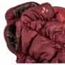 Vaude Meglis 1100 Syn Schlafsack, Dark cherry, Left Zipper