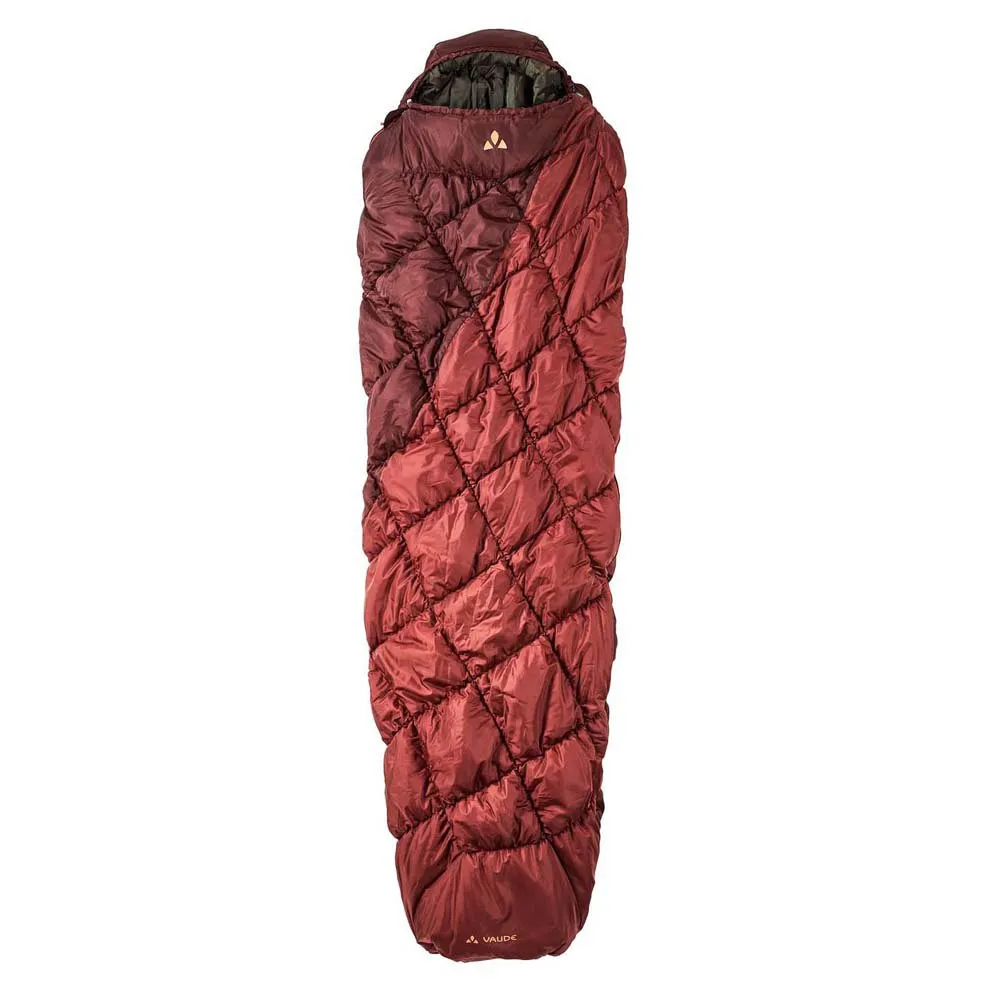 Vaude Meglis 300 Syn Schlafsack, Dark cherry, Left Zipper