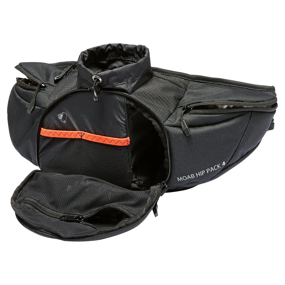 Vaude Moab Hip Pack 4 Gürteltasche, Black, One Size Vaude Moab Hip Pack 4 Gürteltasche, Black, One Size