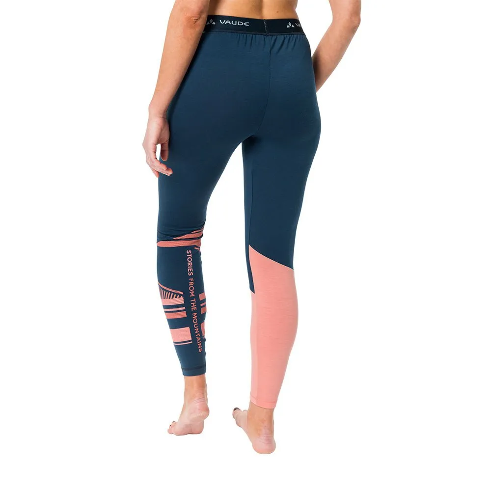 Vaude Monviso Wool Leggings, Dark sea Vaude Monviso Wool Leggings, Dark sea