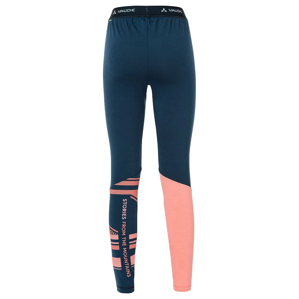 Vaude Monviso Wool Leggings, Dark sea Vaude Monviso Wool Leggings, Dark sea