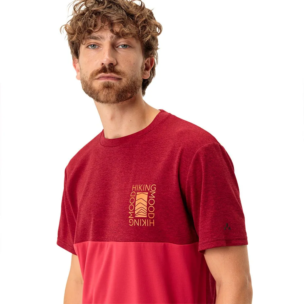 Vaude Neyland Ii Kurzarm-t-shirt, Carmine Vaude Neyland Ii Kurzarm-t-shirt, Carmine