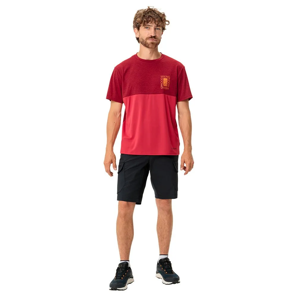 Vaude Neyland Ii Kurzarm-t-shirt, Carmine Vaude Neyland Ii Kurzarm-t-shirt, Carmine