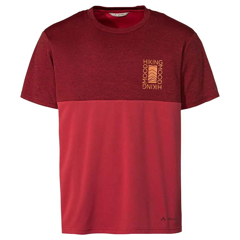 Vaude Neyland Ii Kurzarm-t-shirt, Carmine Vaude Neyland Ii Kurzarm-t-shirt, Carmine
