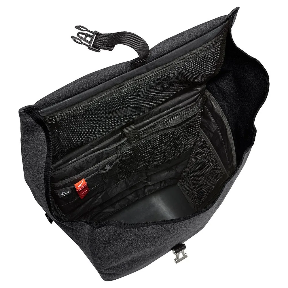 Vaude Recycle Commute Single 20l Fahrradtasche, Black, One Size