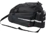 Vaude Silkroad L Gepäckträgertasche mit Snapit, Schwarz, 11L