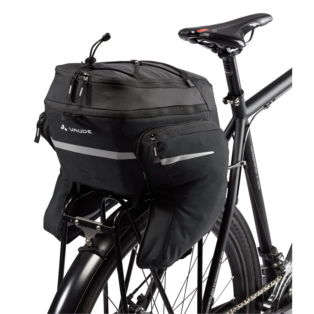 Vaude Silkroad Plus Uniklip 16l Gepäckträgertasche, Black, One Size Vaude Silkroad Plus Uniklip 16l Gepäckträgertasche, Black, One Size