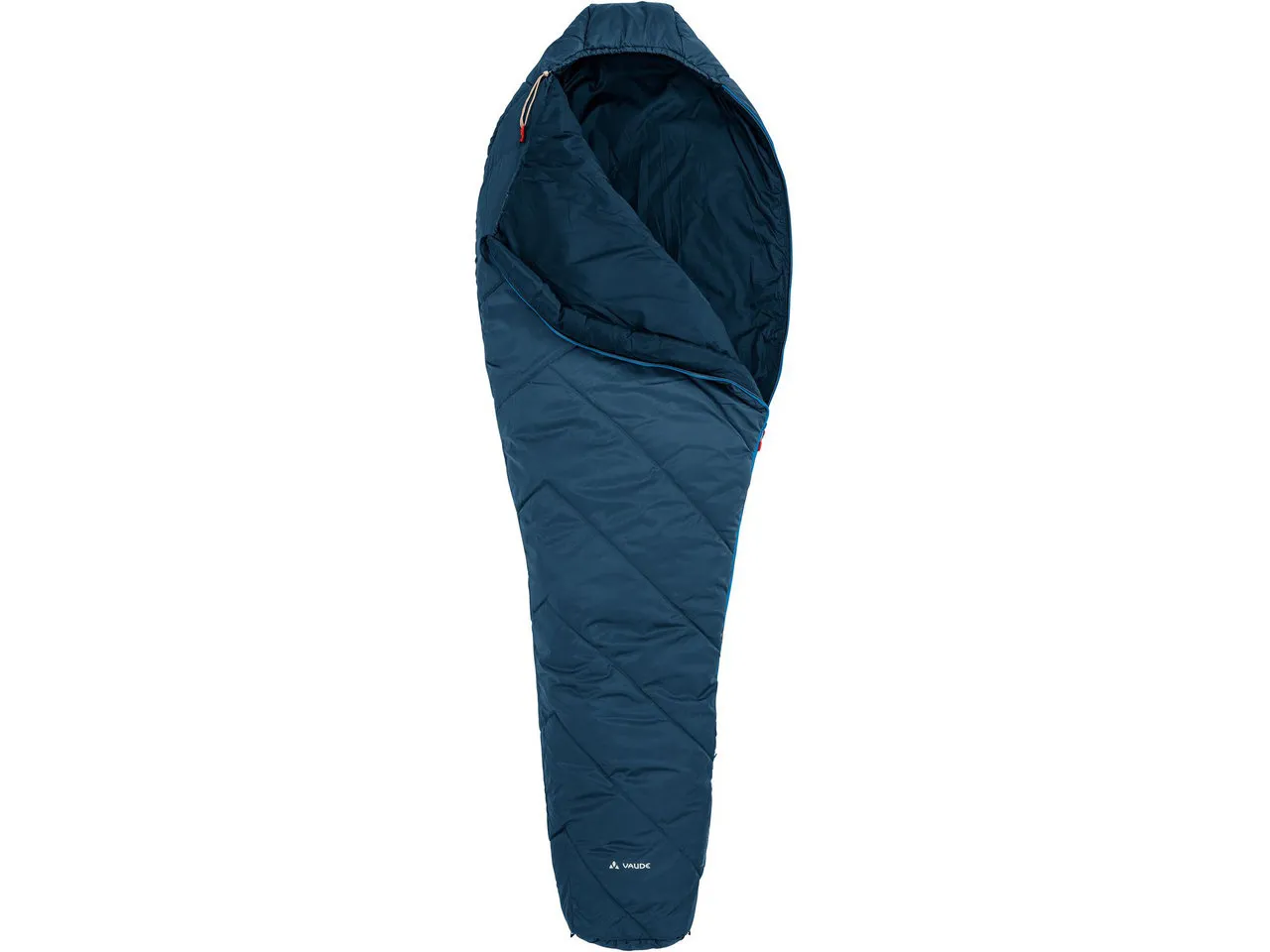 Vaude Sioux 400 II SYN Schlafsack, Baltic sea, Left Zipper