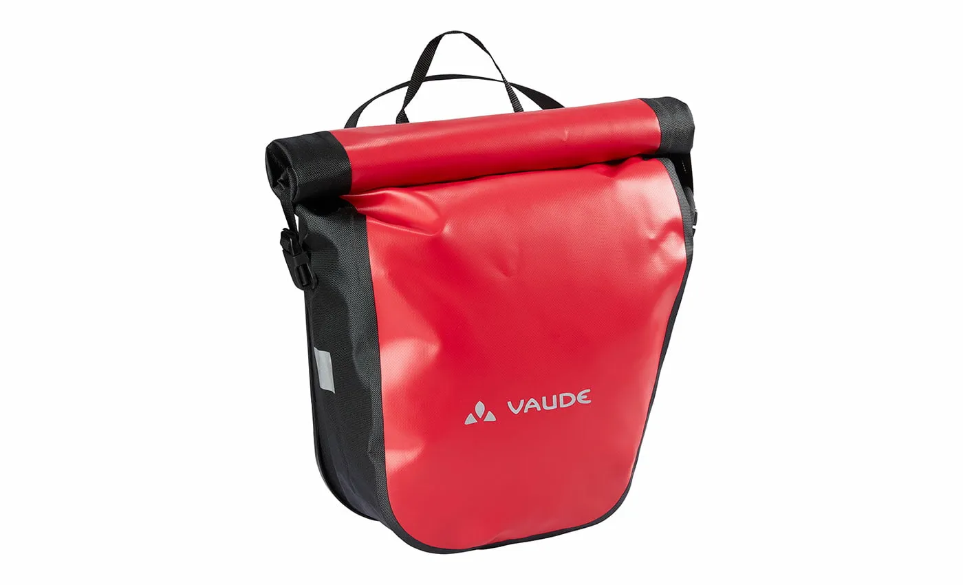 Vaude World Tramp II Gepäckträgertasche (Paar), Schwarz,rot Vaude World Tramp II Gepäckträgertasche (Paar), Schwarz,rot