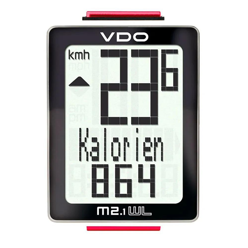 VDO M2.1 Wl Fahrradcomputer, Black, One Size VDO M2.1 Wl Fahrradcomputer, Black, One Size