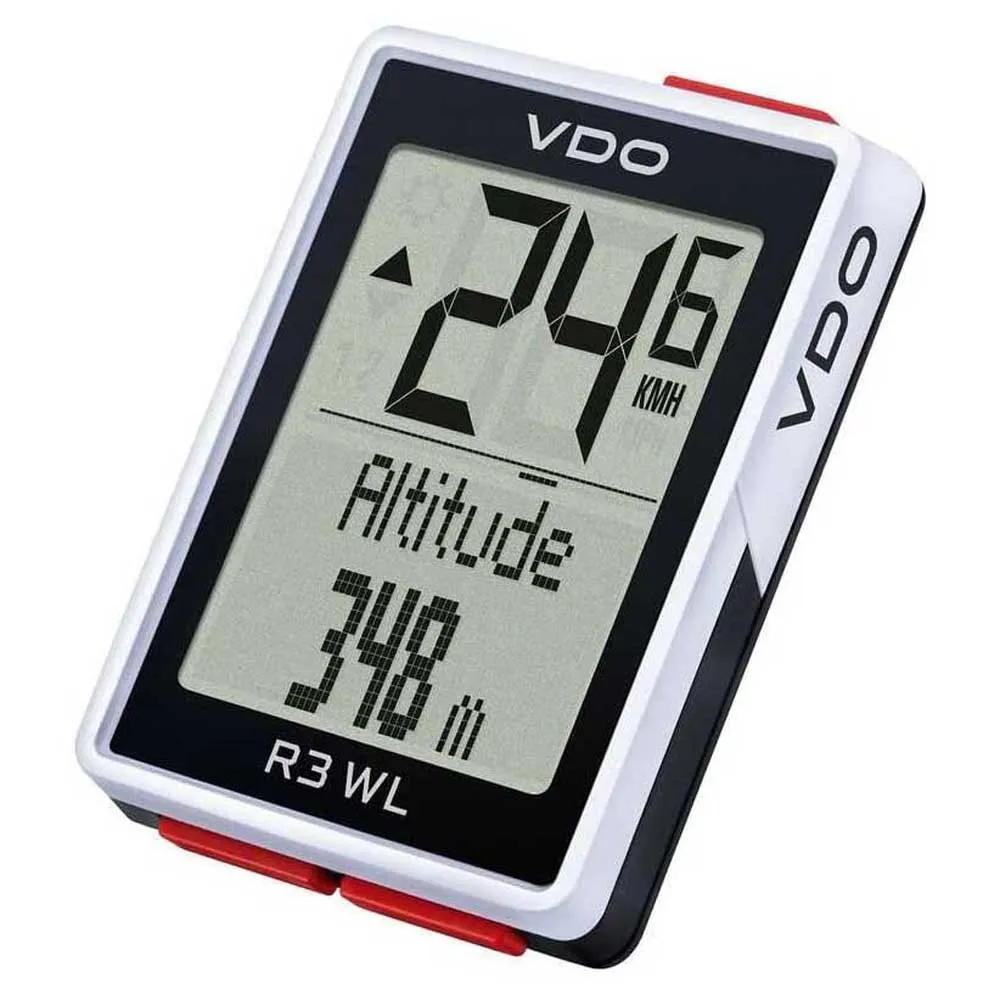 VDO R3 Wireless Fahrradcomputer, Black, One Size VDO R3 Wireless Fahrradcomputer, Black, One Size
