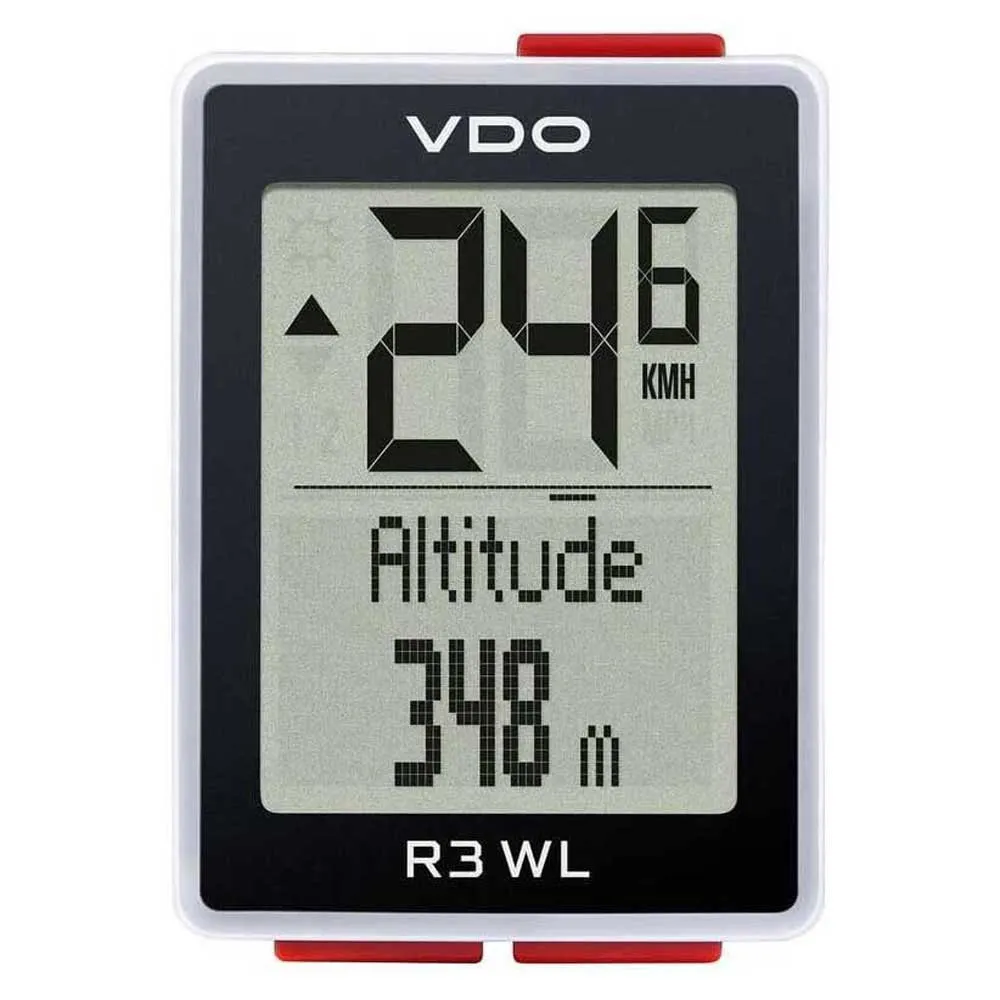 VDO R3 Wireless Fahrradcomputer, Black, One Size VDO R3 Wireless Fahrradcomputer, Black, One Size