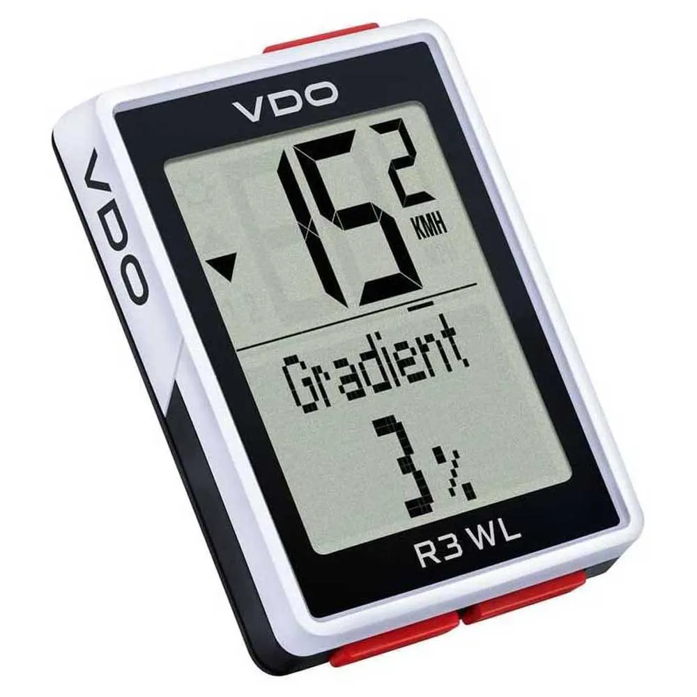VDO R3 Wireless Fahrradcomputer, Black, One Size VDO R3 Wireless Fahrradcomputer, Black, One Size
