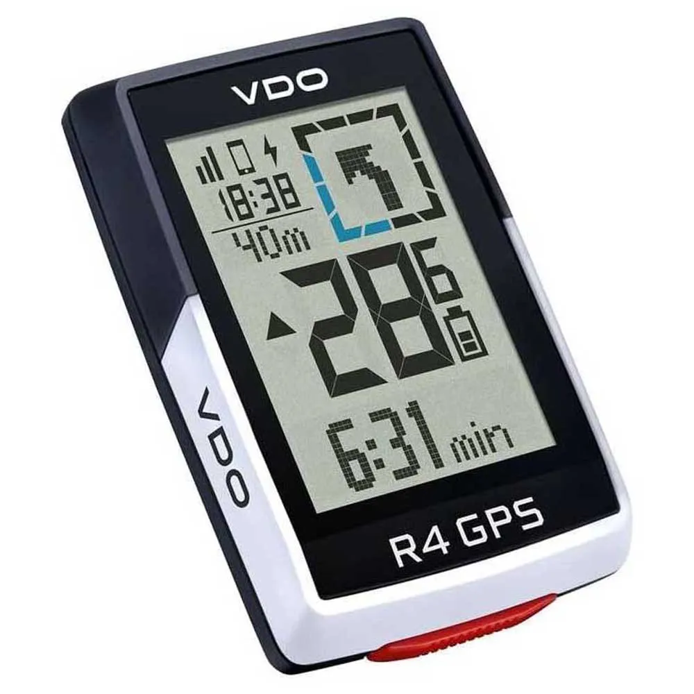 VDO R4 Gps Fahrradcomputer, Black, One Size VDO R4 Gps Fahrradcomputer, Black, One Size
