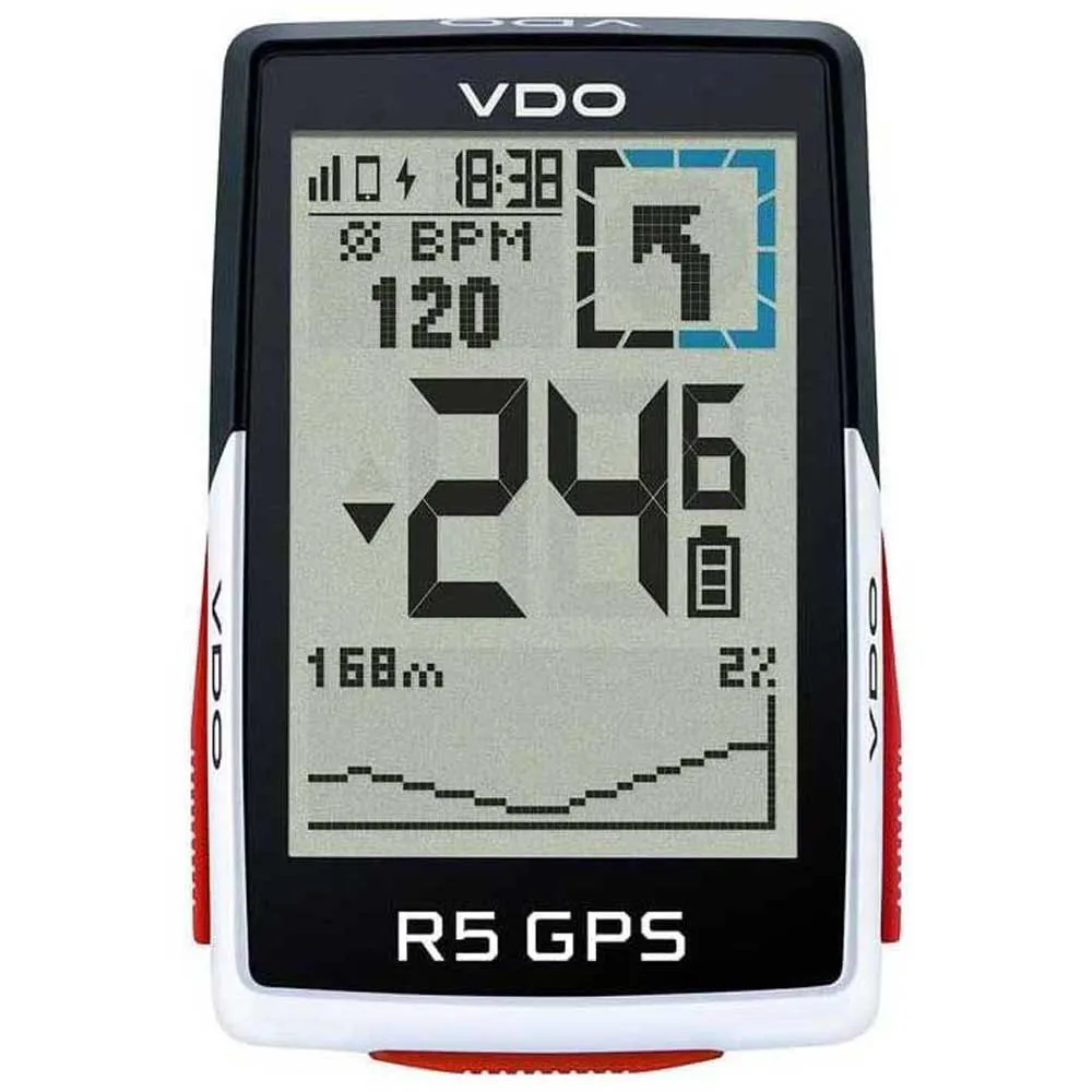 VDO R5 Gps Fahrradcomputer, Black, One Size VDO R5 Gps Fahrradcomputer, Black, One Size