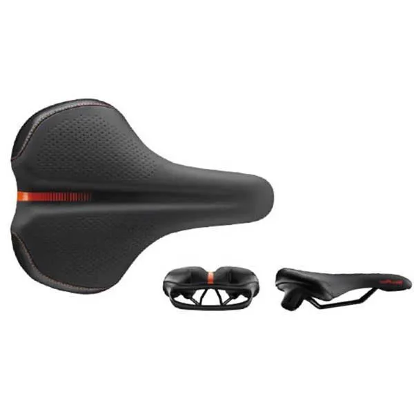 Velo B97-01 D1 U-carry Sattel, Orange / black, 270mm Velo B97-01 D1 U-carry Sattel, Orange / black, 270mm