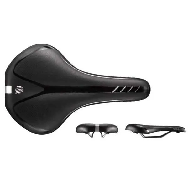 Velo D19-01 Gel D1 Sattel, Black, 278mm Velo D19-01 Gel D1 Sattel, Black, 278mm
