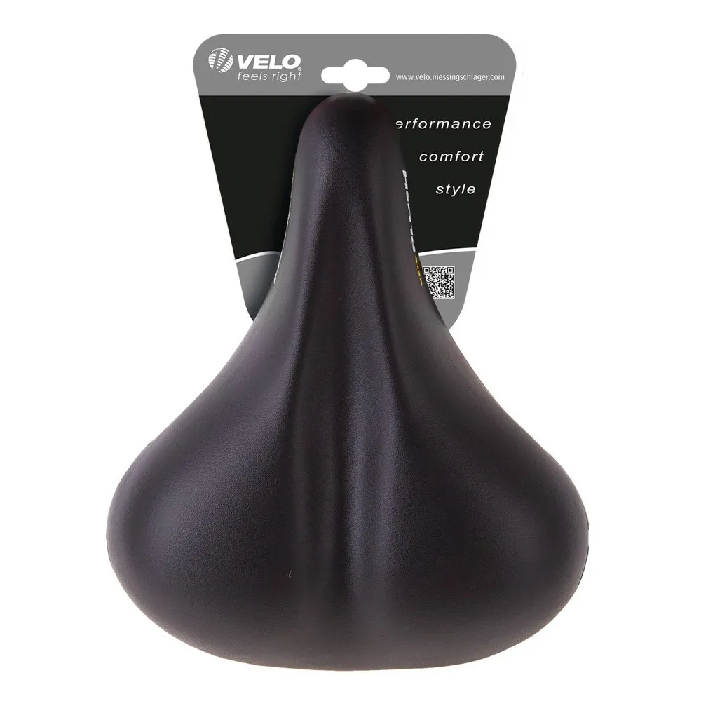 Velo Elasto D2 Sattel, Black, 220mm
