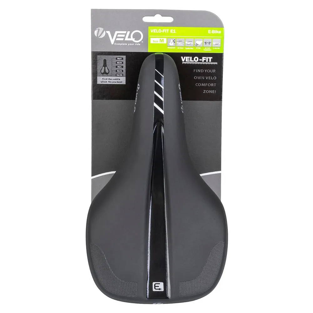 Velo Fit E1 M Sattel, Black, 190mm