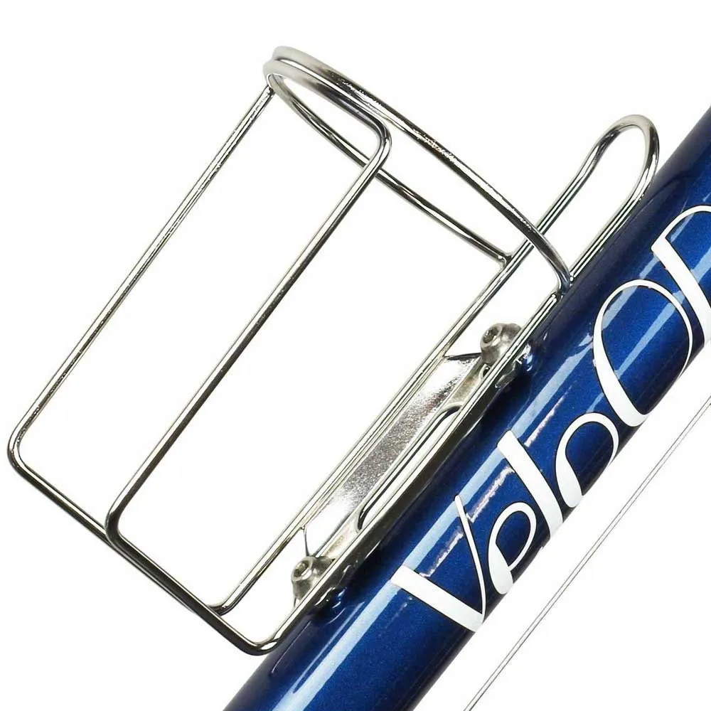Velo Orange Retro Mkii Flaschenhalter, Silver, One Size
