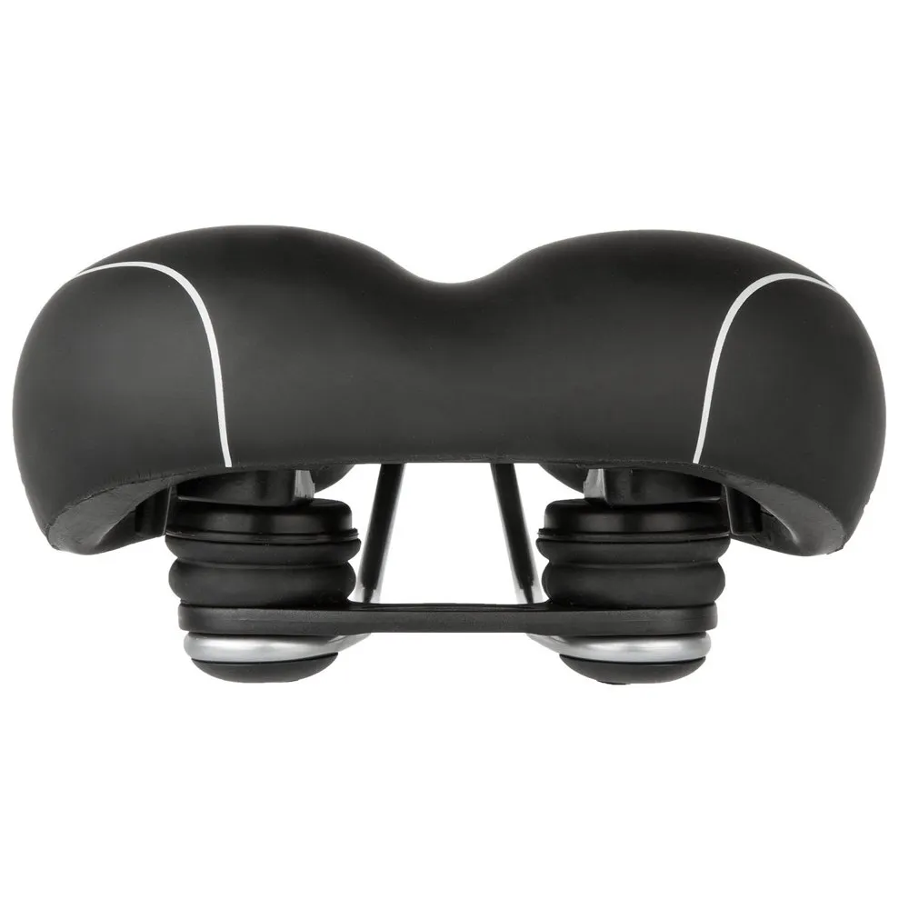 Velo Plush Elasto Sattel, Black, 211mm Velo Plush Elasto Sattel, Black, 211mm