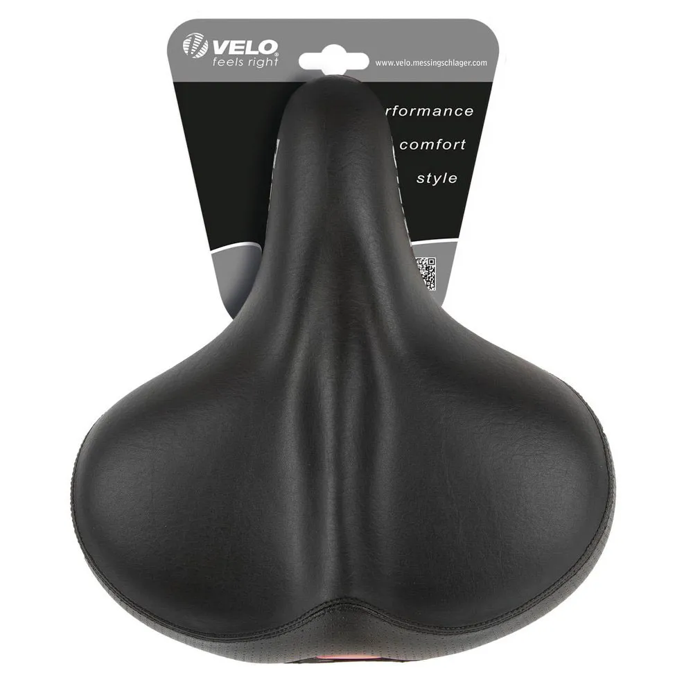 Velo Safety Sattel, Black, 245mm Velo Safety Sattel, Black, 245mm