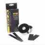 Velo Satz reflektierendes Mikrofaser-Bügelband Unisex, schwarz, TU