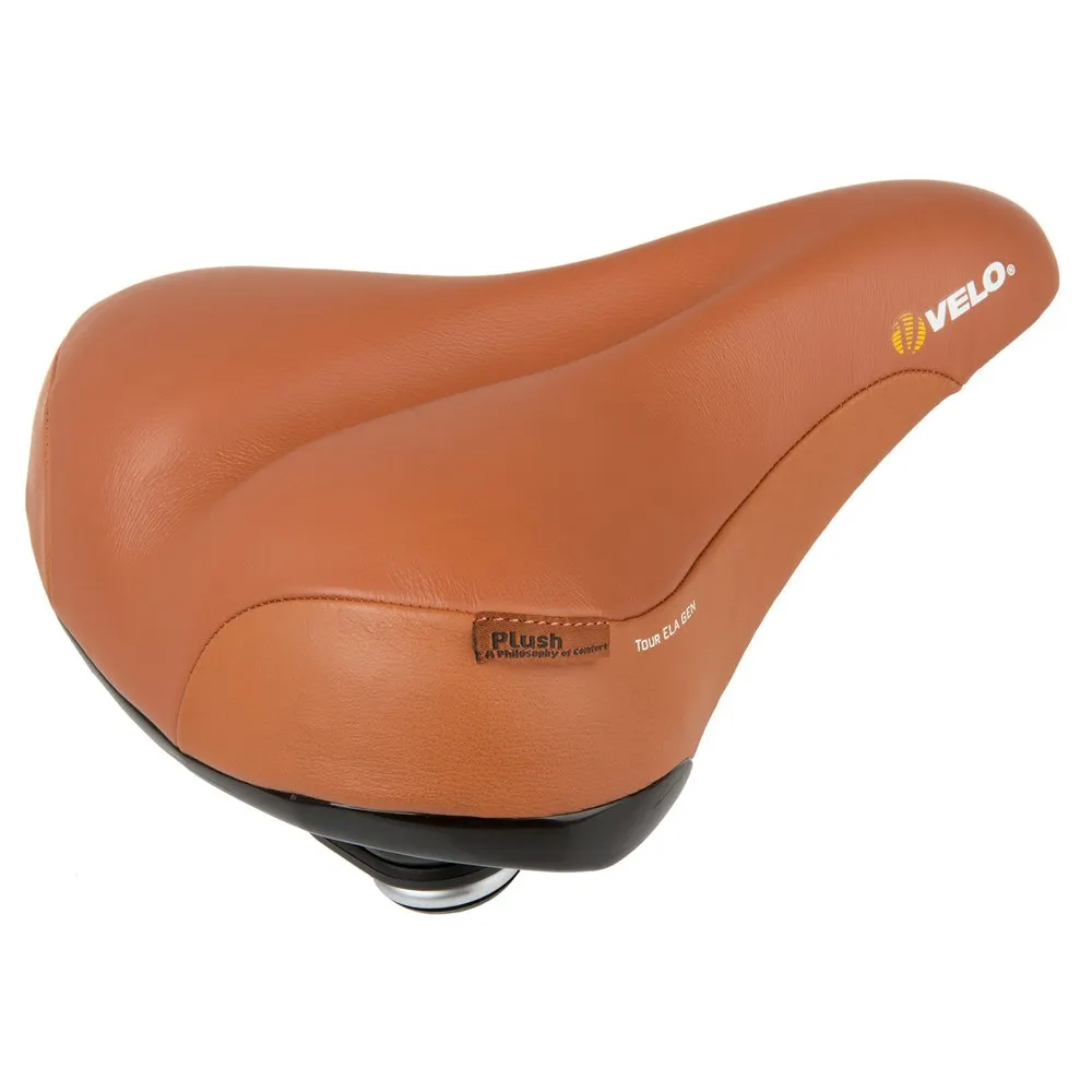 Velo Tour Ela Gen Sattel, Brown, 220mm Velo Tour Ela Gen Sattel, Brown, 220mm