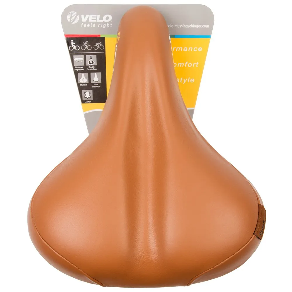 Velo Tour Ela Gen Sattel, Brown, 220mm Velo Tour Ela Gen Sattel, Brown, 220mm