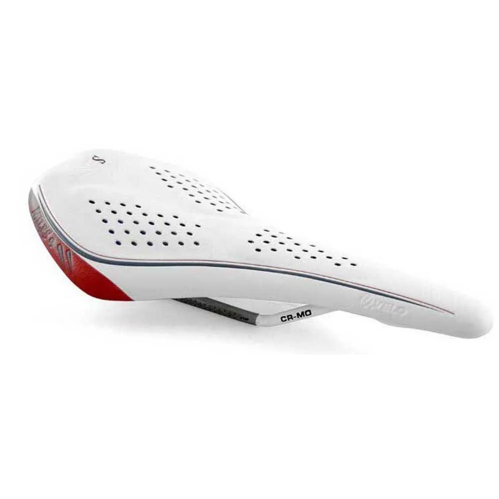 Velo Vl4142 Cr-mo Sattel, White, 141mm Velo Vl4142 Cr-mo Sattel, White, 141mm