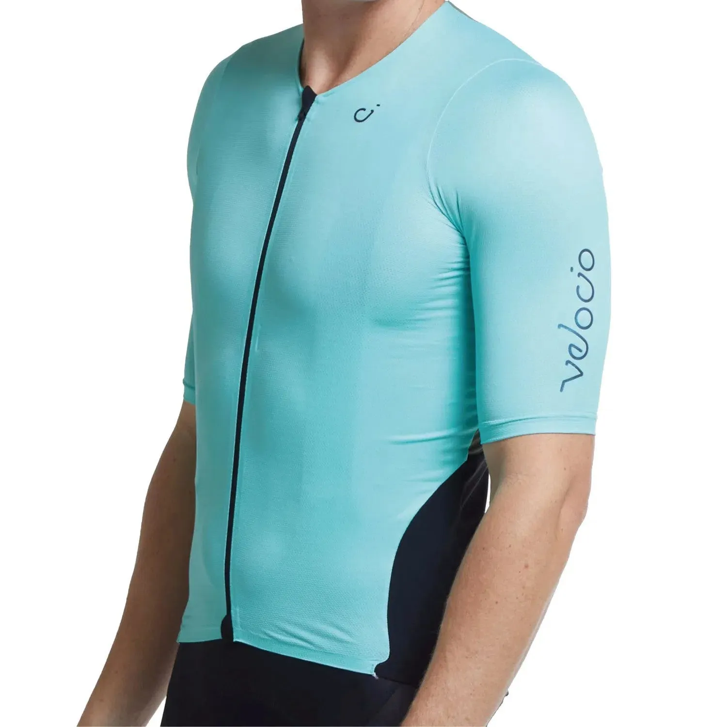 Velocio Concept Trikot, Celeste / dunkeloliv Velocio Concept Trikot, Celeste / dunkeloliv