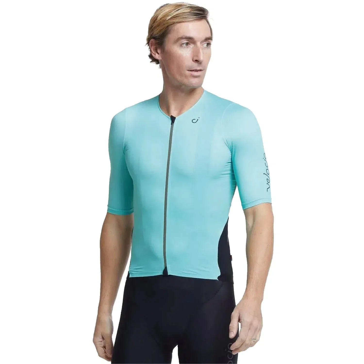 Velocio Concept Trikot, Celeste / dunkeloliv Velocio Concept Trikot, Celeste / dunkeloliv