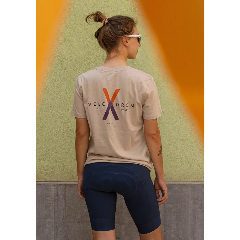 Velodrom VCC 10 Years TShirt, Beige, S