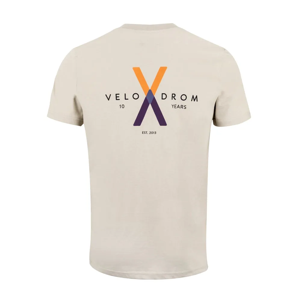 Velodrom VCC 10 Years TShirt, Beige, S