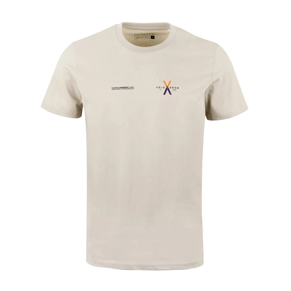 Velodrom VCC 10 Years TShirt, Beige, S