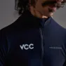 Velodrom VCC Thermal Langarm Fahrradtrikot AW23, Classic marineblau
